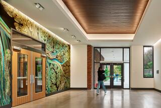 University of Oregon Huestis Hall Interior, Eugene, Oregon