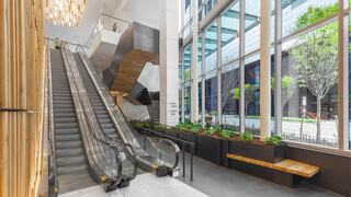 Washington 1000 interior natural light from big glass windows