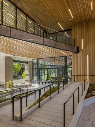 Chapter Building I entrance and ramps