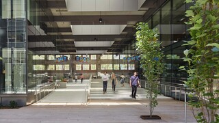 Troy Block ground floor elevator lounge