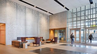 Troy Block indoor entrance and lobby area