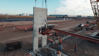 PHX-13 data center precast wall panels
