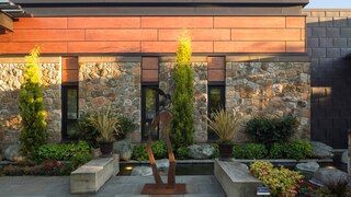 Allison Inn & Spa outdoor garden with art, sculpture