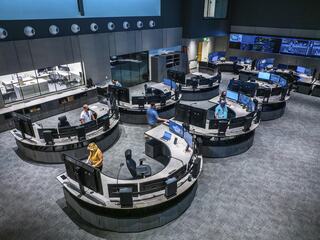 Confidential Utility Company, Integrated Operations Center computer room, control room