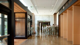 OMD, Colonel Nesmith Readiness Center indoor facility, army soldiers