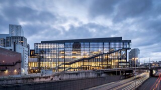 Seattle Convention Center Summit Building exterior staircase