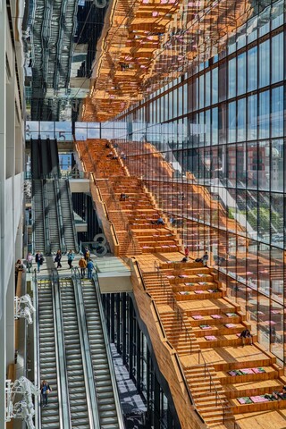 Seattle Convention Center Summit Building staircase