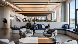 Brainium Studios - Portland, Oregon common area with dogs