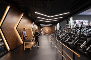 MAC Exercise & Conditioning Modernization welcome center gym