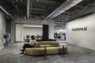 Keystone AI lobby and front desk