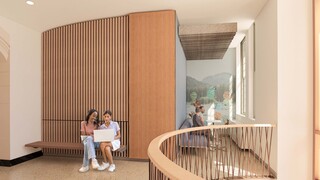 UW Anderson Hall Hallway and Common area