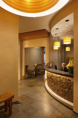 Cedarbrook Lodge Expansion Welcome desk