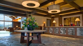 Suncadia Lodge - Cle Elum, Washington welcome desk and lobby