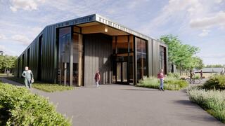 OCATT project's main entrance credit GLAS Architects