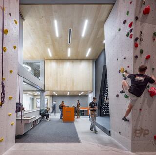 Oregon State University Dixon Rec Center Climbing Wall