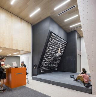 Oregon State University Dixon Rec Center Climbing Wall