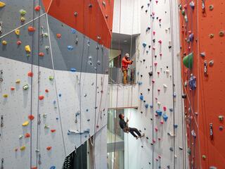 Oregon State University Dixon Rec Center Climbing Wall