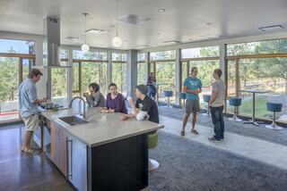 Interior kitchen at Central Oregon Community College Wickiup Hall