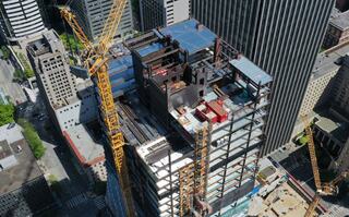 Rainier Square Tower birds-eye-view