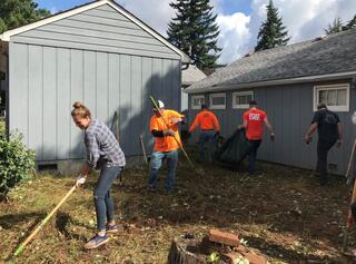 Giving Back to Our Community - cleaning up public space