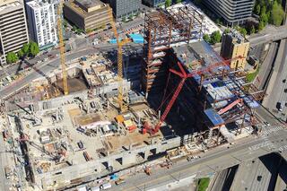 Washington State Convention Center Aerial view