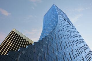 Rainier Square is quickly rising next to Seattle’s iconic Rainier Tower.