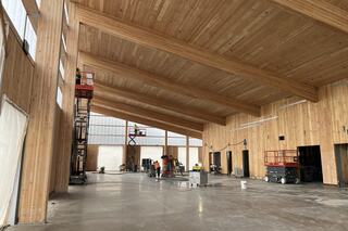 Eugene Town Square in construction