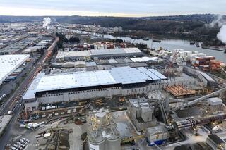 Terminal 106 Tilt-up wall panel progress