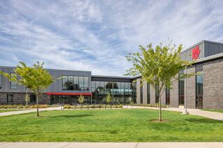 The new North Eugene High School was designed by Rowell Brokaw and Opsis Architecture and built by Lease Crutcher Lewis.