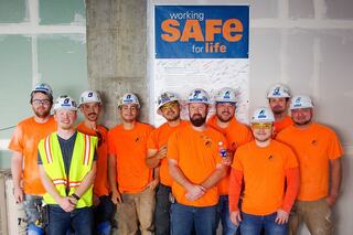 Working Safe for Life - jobsite crew