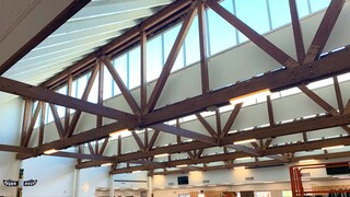 Gordon Russel Middle School roof structure