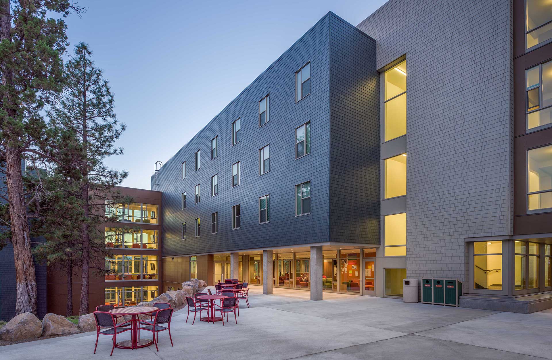 COCC residence hall exterior