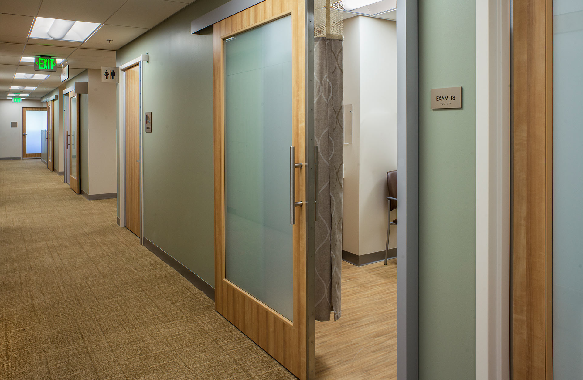 Providence Basecamp Brain and Spine center exam rooms