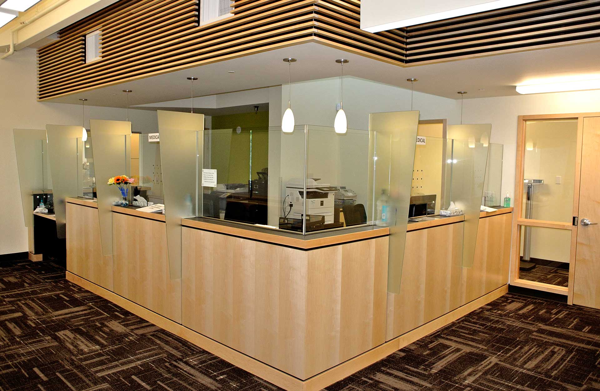 ICHS Bellevue Clinic lobby and reception area