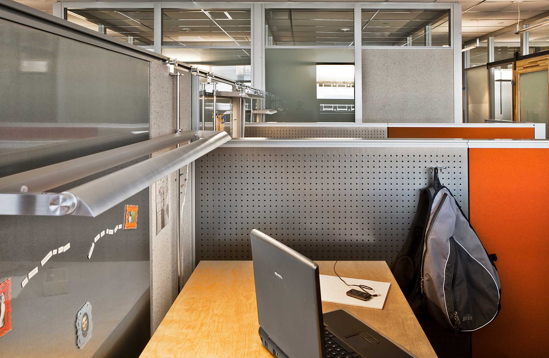 Amazon Headquarters office and cubicle