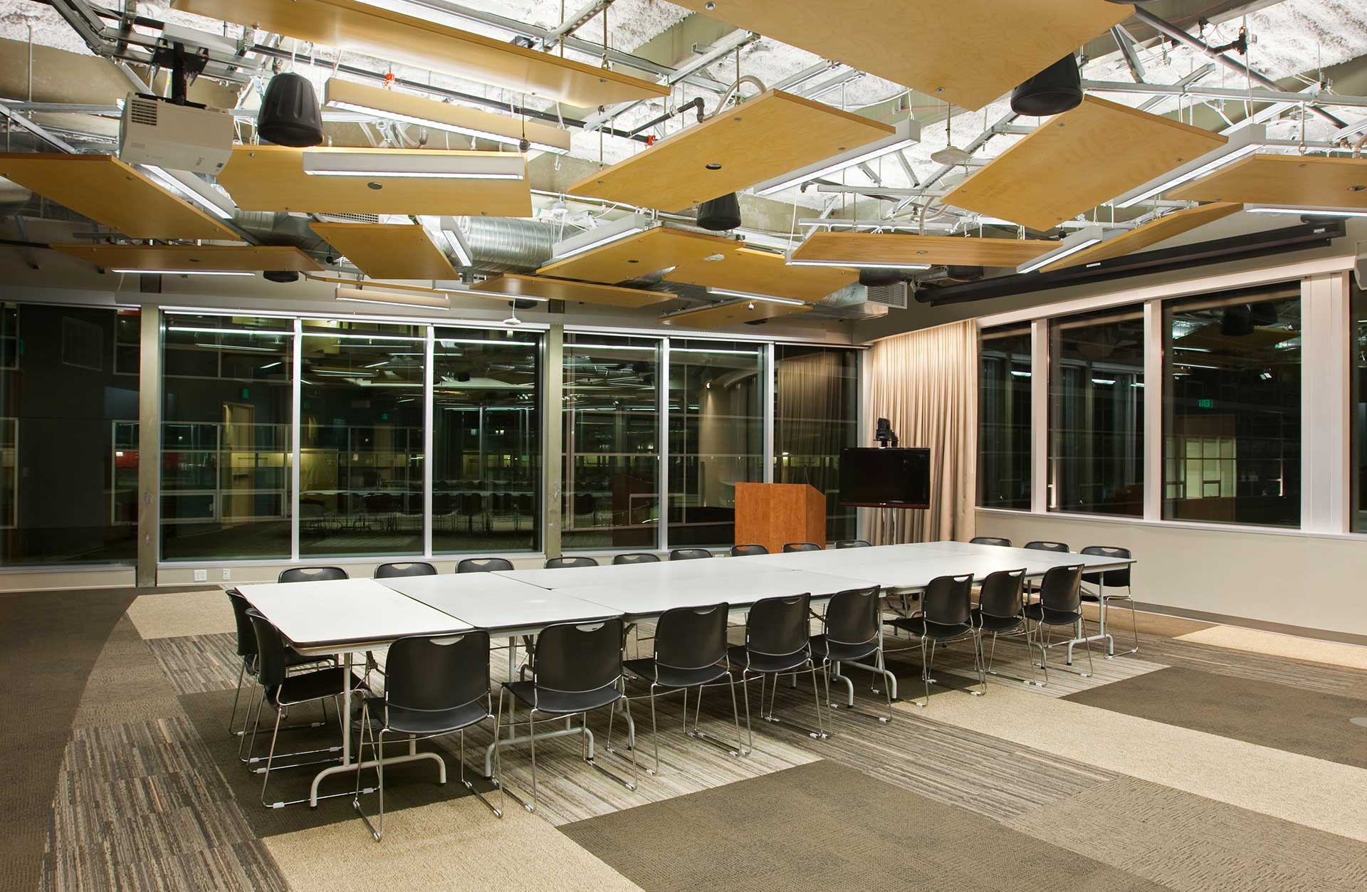 Amazon Headquarters large meeting table