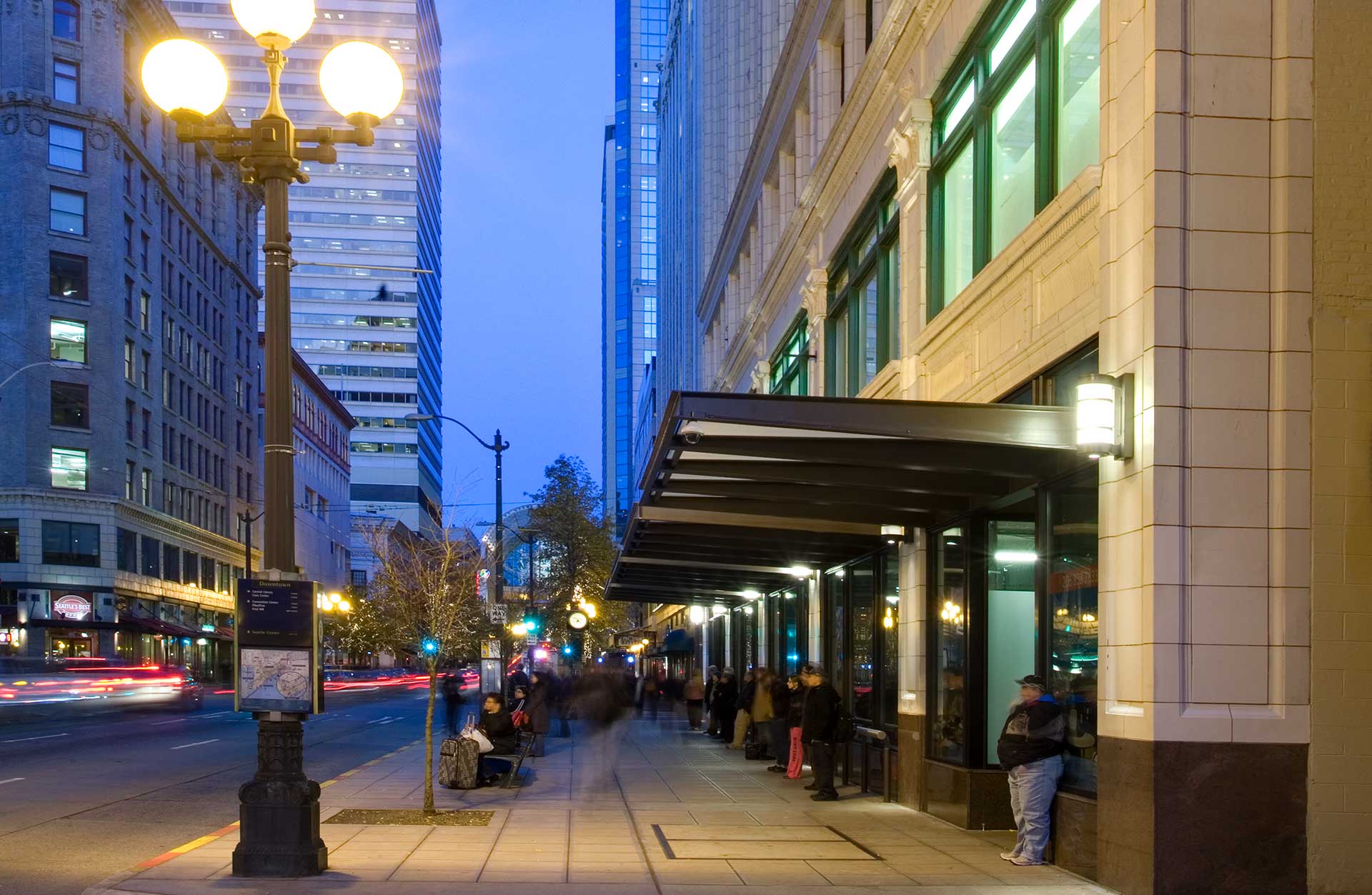 Street view of Joshua Green Building