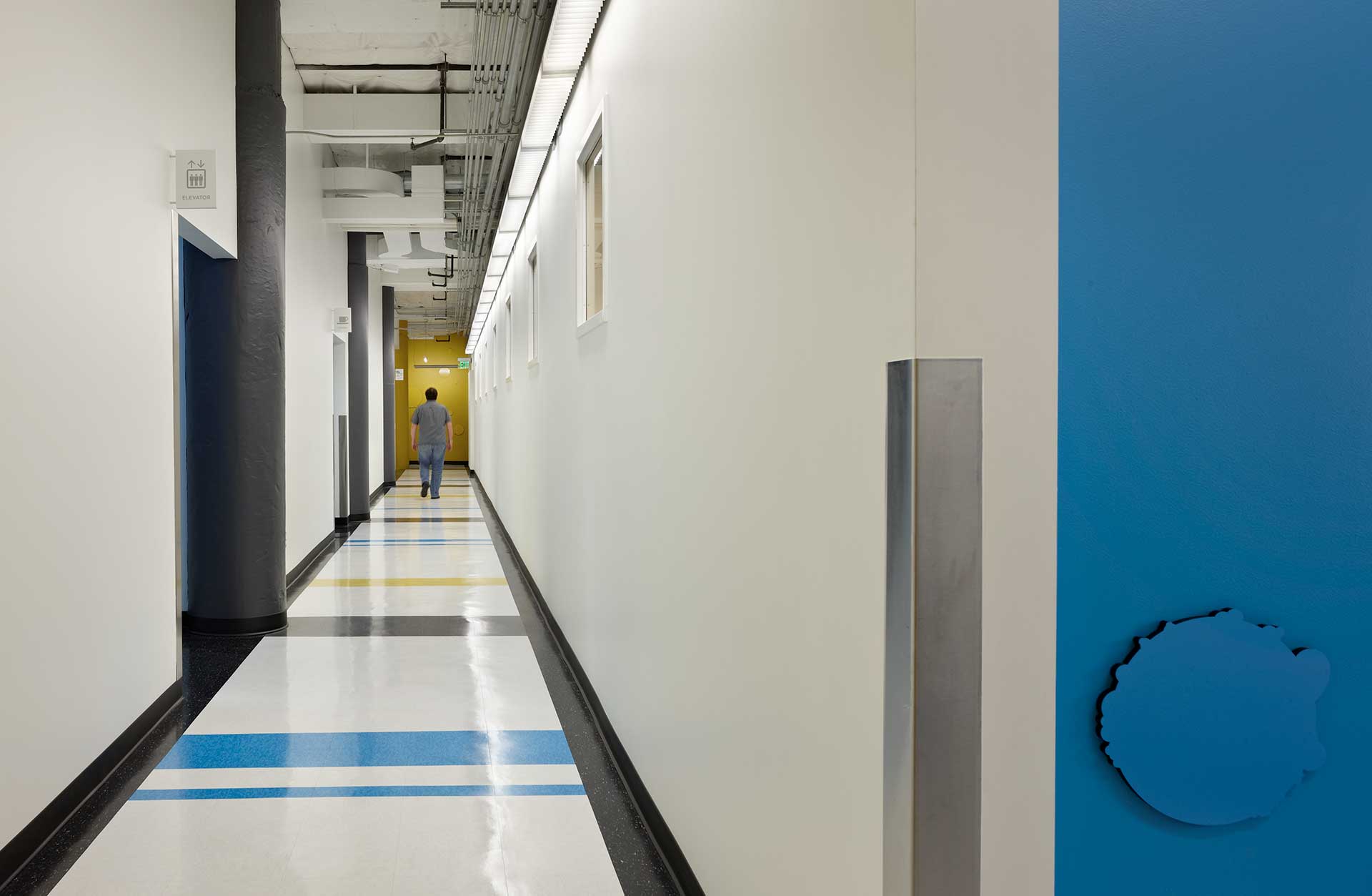 Seattle Children's Research Institute Olive Labs Interior hallway